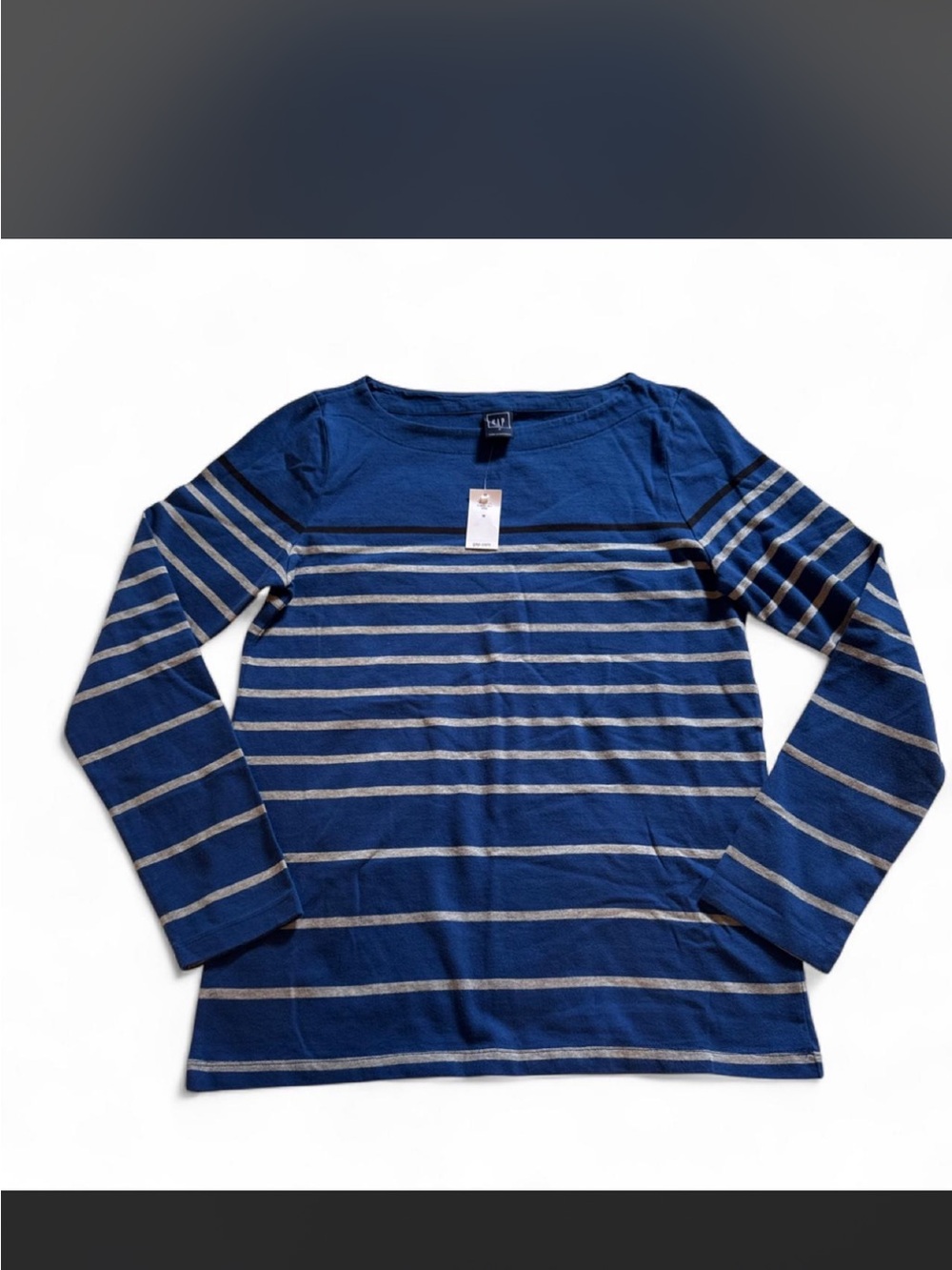 GAP Womens Striped Long-Sleeve Tee